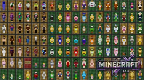 570 - 4D5D Skin Pack for Minecraft Bedrock 26 (iOSWin10&11)