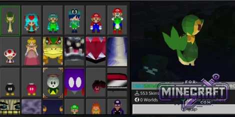 570 - 4D5D Skin Pack for Minecraft Bedrock 26 (iOSWin10&11)