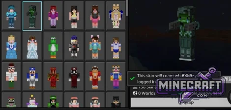 All-in-One 4D5D Skin Pack for Minecraft Bedrock 1.2126.10+