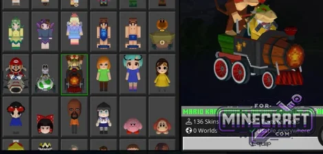 All-in-One 4D5D Skin Pack for Minecraft Bedrock 1.2126.10+