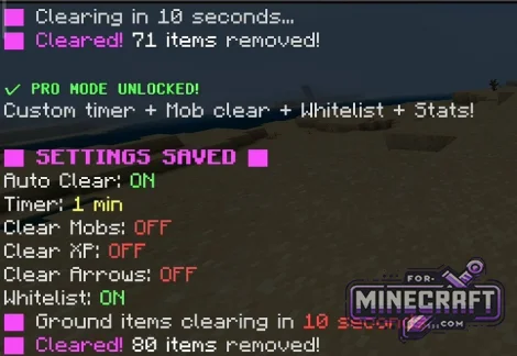 Clear Lag Pro Plugin for Minecraft PE
