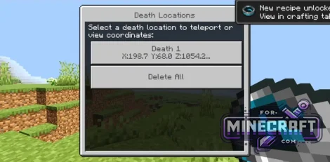 Corpse Addon for Minecraft Bedrock 1.21/26.3+