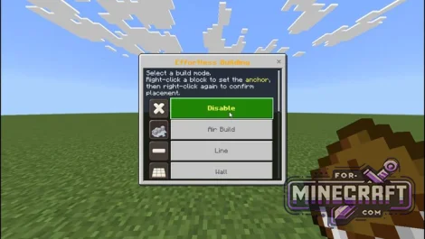 EasyBuilder Mod for Minecraft Bedrock 26.20.20+