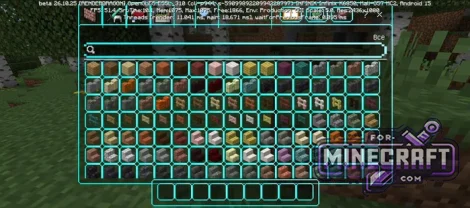 Neon Clean UI v0.4 for Minecraft Bedrock