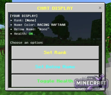 Ranks System Plugin for Minecraft Bedrock