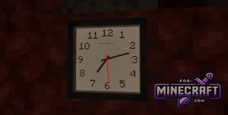 Real-Life Clock Addon for Minecraft PE 1.2126.20+