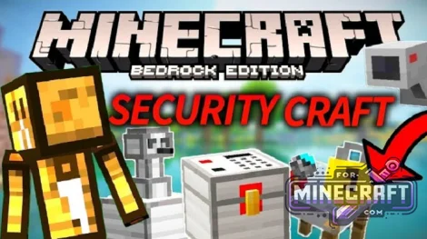 SecurityCraft Mod for Minecraft Bedrock 26.3+