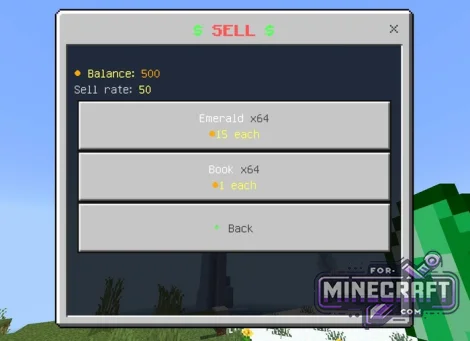 Shop System Plugin for Minecraft