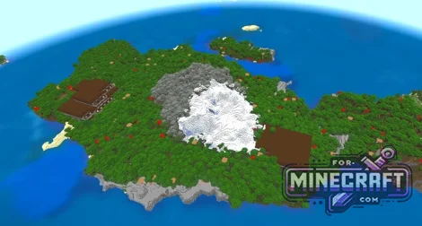 Twin Mansion Island Seed for Minecraft Bedrock 26.20+