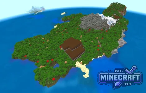 Twin Mansion Island Seed