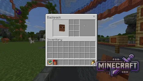 Upgradeable Backpacks Addon v1.0.2 for Minecraft Bedrock