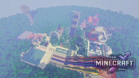 Water Park Mystery Map for Minecraft Bedrock 26.X