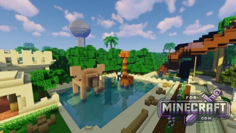 Water Park Mystery Map for Minecraft Bedrock 26.X