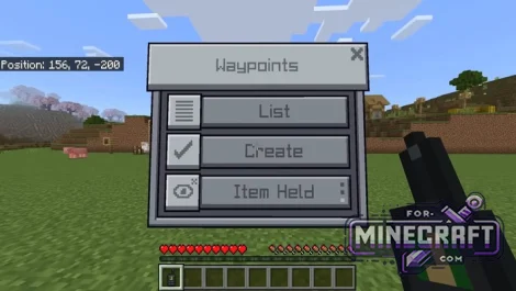 Waypoint Device Addon for Minecraft Bedrock 1.21/26.10+
