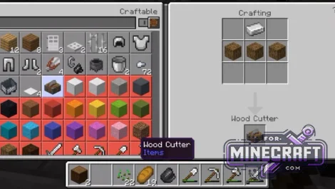 Wooden Stonecutter Addon v1.8.1 for Bedrock 26+