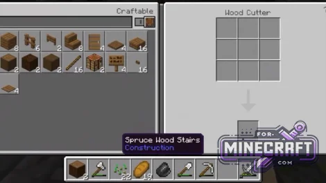 Wooden Stonecutter Addon v1.8.1