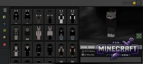 1000+ Skins for Minecraft Bedrock 26.30+ (APK)