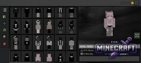 1000+ Skins for Minecraft Bedrock 26.30