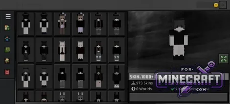 1000+ Skins for Minecraft Bedrock 26.30