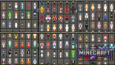 999+ 4D&5D Skins for Minecraft Bedrock