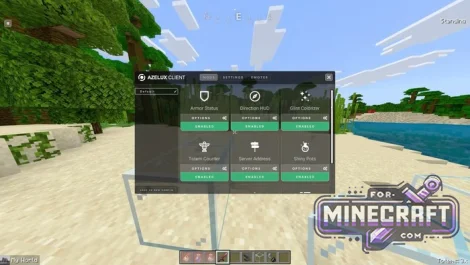 Azelux Client v1 for Minecraft Bedrock 1.21/26.13