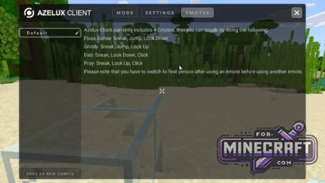 Azelux Client v1 for Minecraft Bedrock