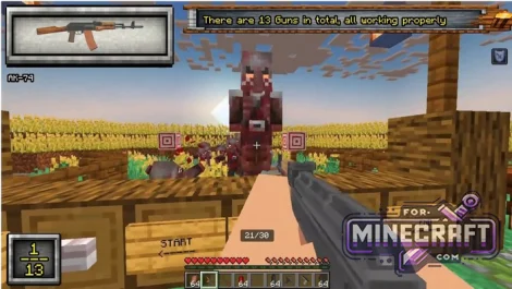 Blessed Guns 2.2 v1.7.79 for Minecraft Bedrock 1.21/26.20+