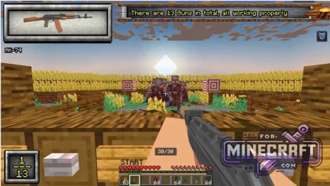 Blessed Guns 2.2 v1.7.79 for Minecraft Bedrock 1.21/26.20+