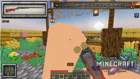 Blessed Guns 2.2 v1.7.79 for Minecraft Bedrock