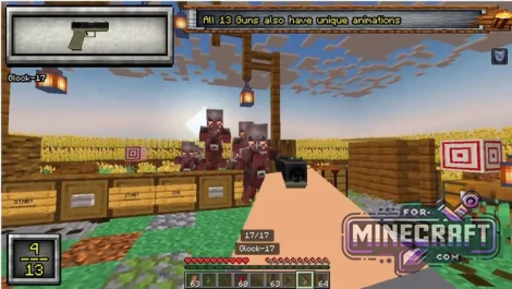 Blessed Guns 2.2 v1.7.79 for Minecraft Bedrock