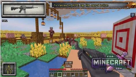 Blessed Guns 2.2 v1.7.79 for Minecraft Bedrock