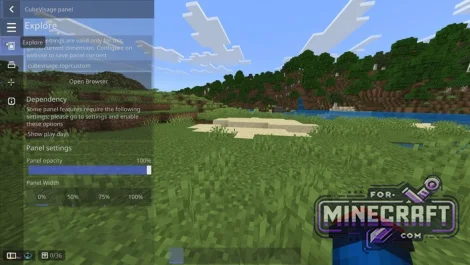 Cube Visage UI v26.4.14 for Minecraft Bedrock 1.21/26.13+
