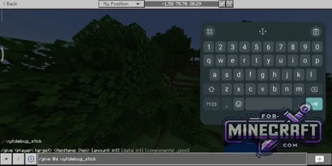 Debug Stick Addon Beta 8 for Minecraft Bedrock