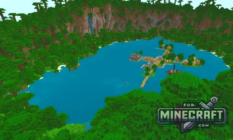 Lake Village with Portal Seed