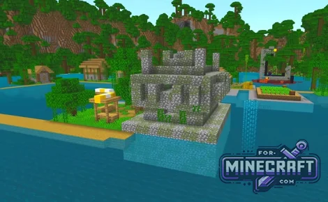 Lake Village with Portal Seed