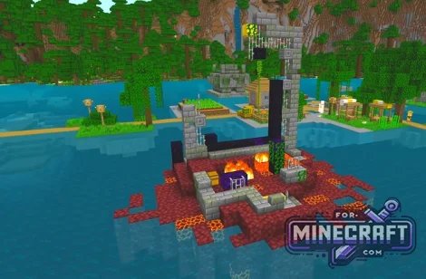 Lake Village with Portal Seed