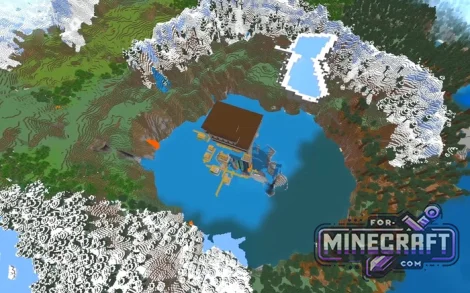 Mansion Over Ocean Monument Seed for Minecraft Bedrock 1.21/26+