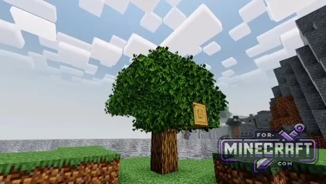 Round & Fluffy Leaves v1.2 for Minecraft Bedrock 1.21/26