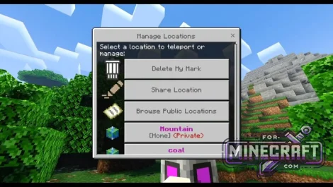 Teleportation Waystone Addon