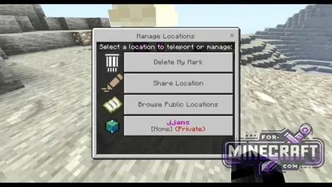 Teleportation Waystone Addon v6.7 for Minecraft Bedrock 26.30+