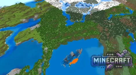 The Lake Sinkhole Seed for Minecraft