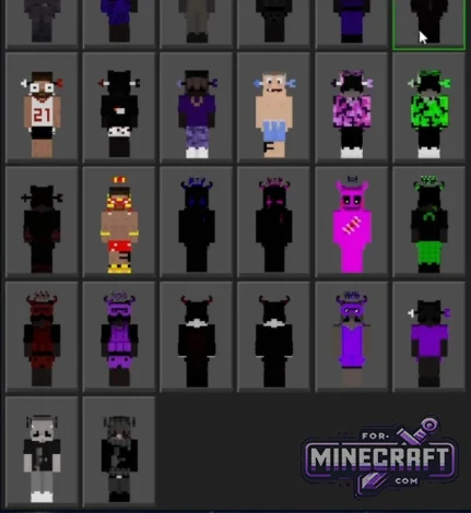 4D Cosmetics (225 Skins) for Minecraft PE 1.26.X