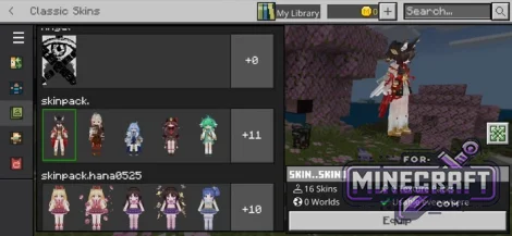 4D/5D Skin Pack for MCPE 1.26