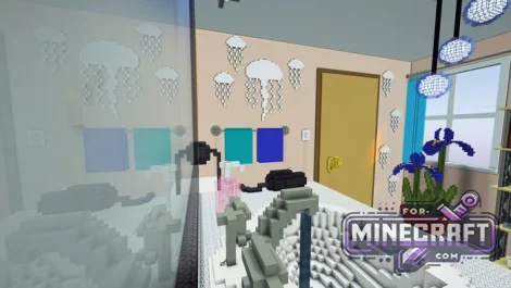 Bathroom Item Hunt Map for Minecraft Bedrock