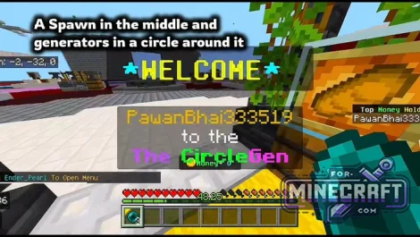 Circle Island Map for Minecraft Bedrock