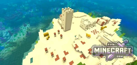 Cozy Island Village Seed for Minecraft Bedrock