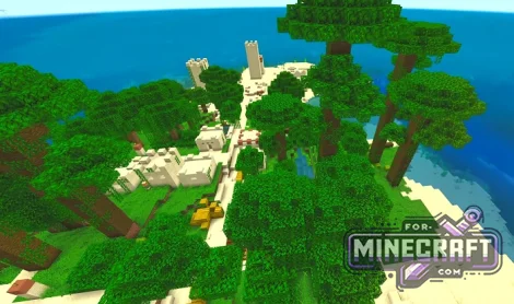 Cozy Island Village Seed for Minecraft Bedrock 1.2126.23+