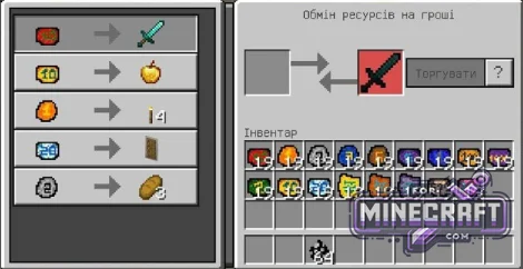 Emeralds to Cash Plugin for Minecraft Bedrock