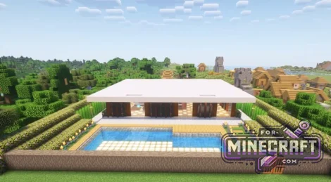 Furnished Modern House Map