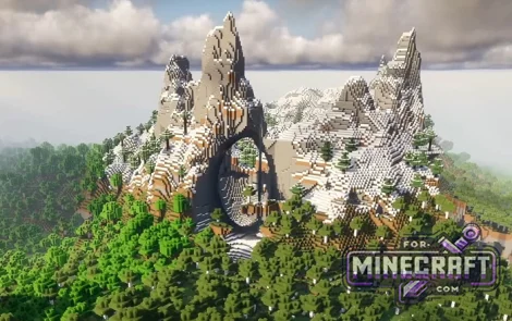 Mountain Hole Seed for Minecraft Bedrock 26.30+